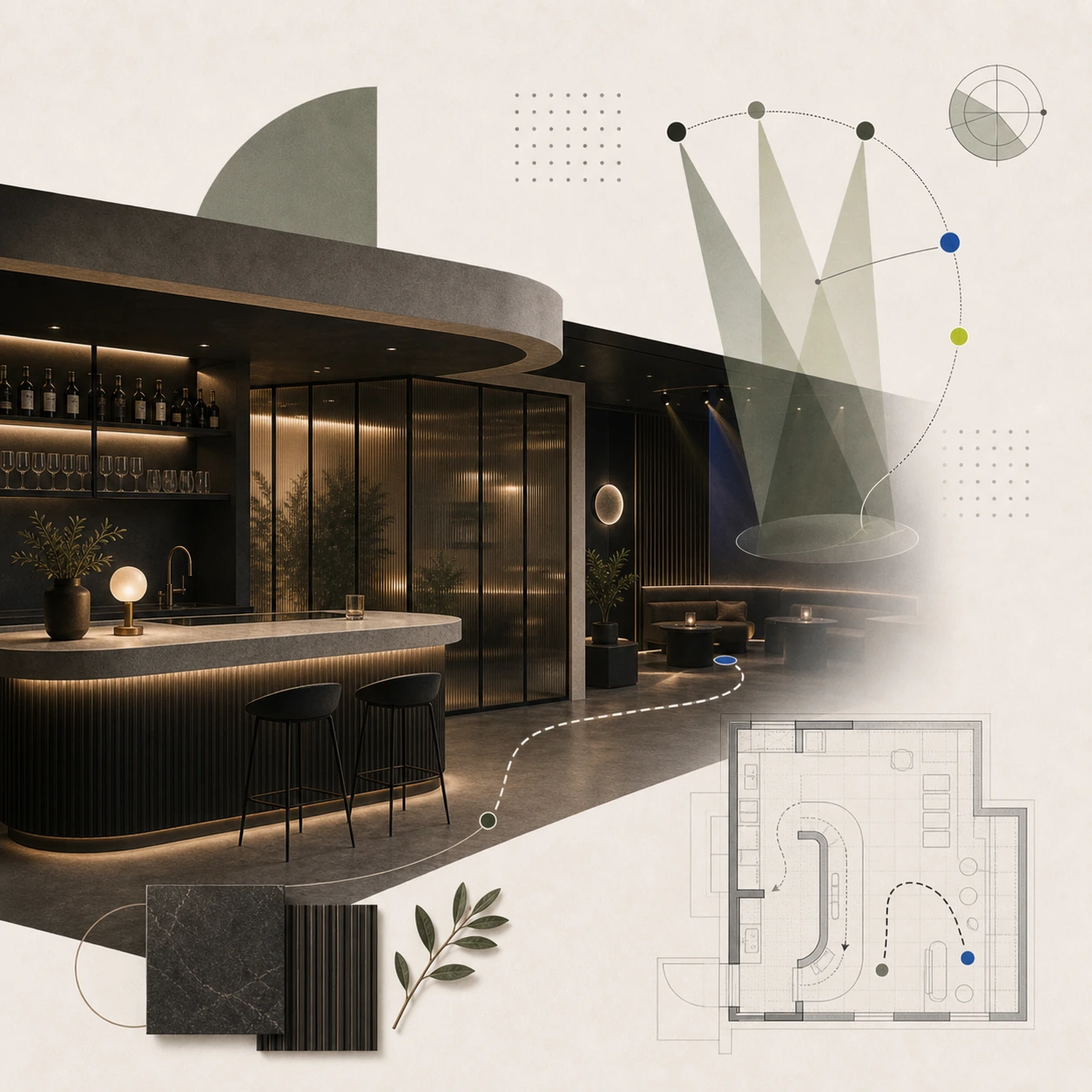 Bar och nattklubb inredning – stämningsskapande design för nattliv Stockholm
