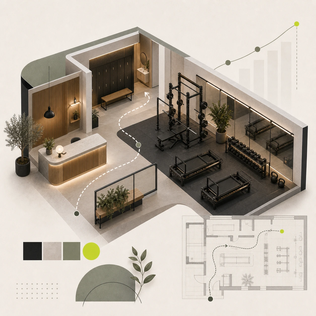 gymdesign-i-stockholm-boutique-fitness-medlemskap-och-varfor-lokalen-saljer-priset