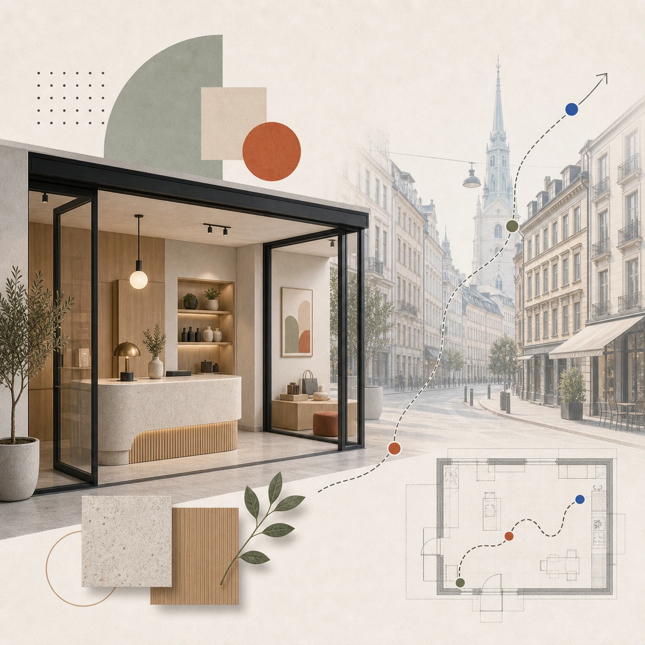 Kommersiell inredning Stockholm City och Innerstad