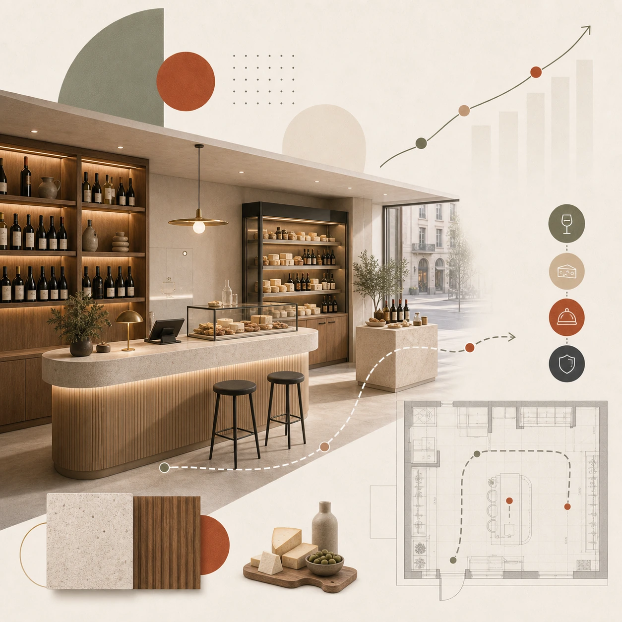 delikatessbutik-och-vinbutik-i-stockholm-butiksdesign-for-smak-fortroende-och-premiumkop
